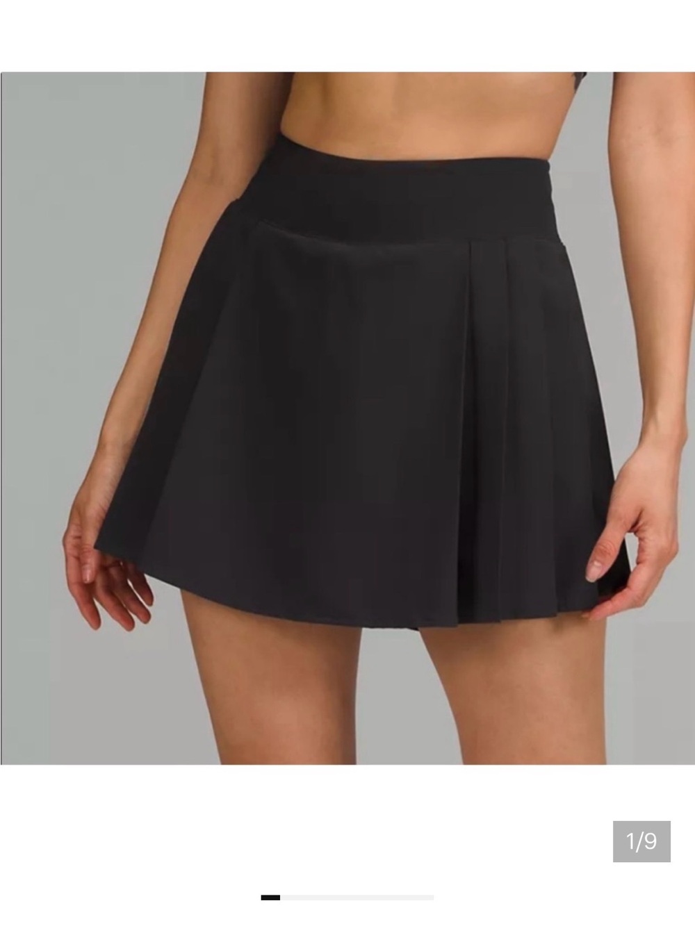 Lululemon Side-Pleat HR
Tennis Skirt Black Size 4 Skort